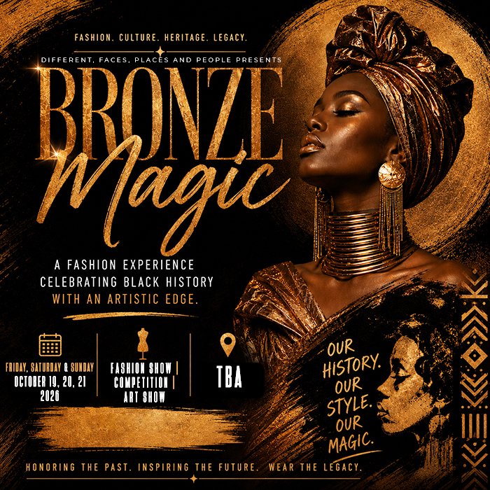 Event flyer for Bronze Magic